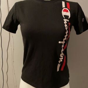 Black champion shirt